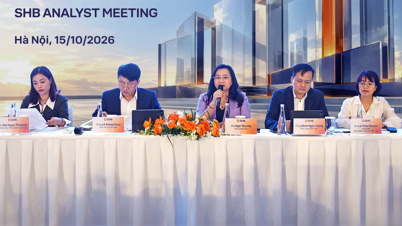Thông qua Hội nghị Nhà đầu tư 2026, SHB tiếp tục tăng cường đối thoại, cung cấp cơ sở để thị trường đánh giá hoạt động và triển vọng Ngân hàng