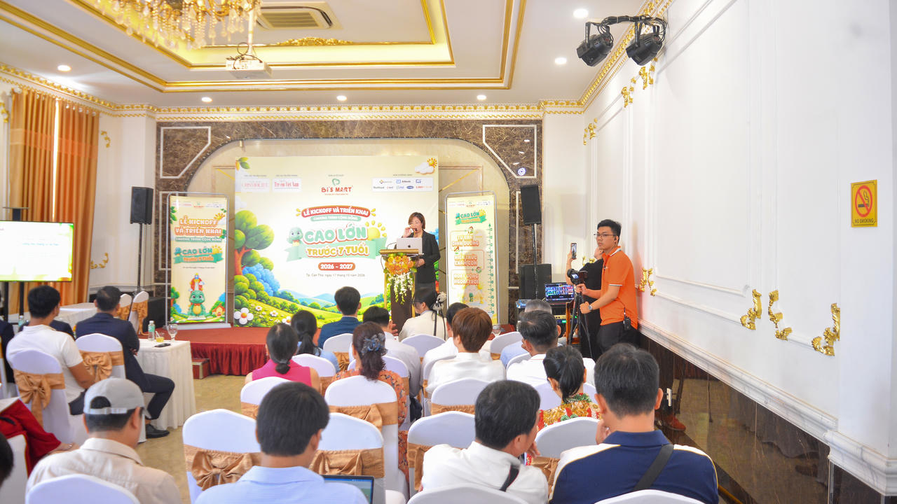 Bi’S MART khởi động chương trình cộng đồng “Cao lớn trước 7 tuổi” giai đoạn 2026-2027