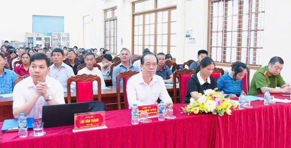 Xã Nhân Lý tổ chức hội nghị bồi dưỡng kiến thức pháp luật, kỹ năng hòa giải ở cơ sở. Ảnh: Cổng Thông tin điện tử tỉnh Lạng Sơn

