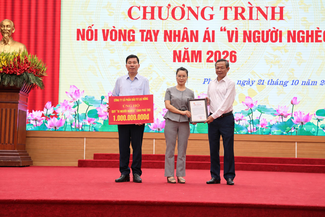 Phú Thọ tiếp nhận 38,7 tỷ đồng ủng hộ người nghèo