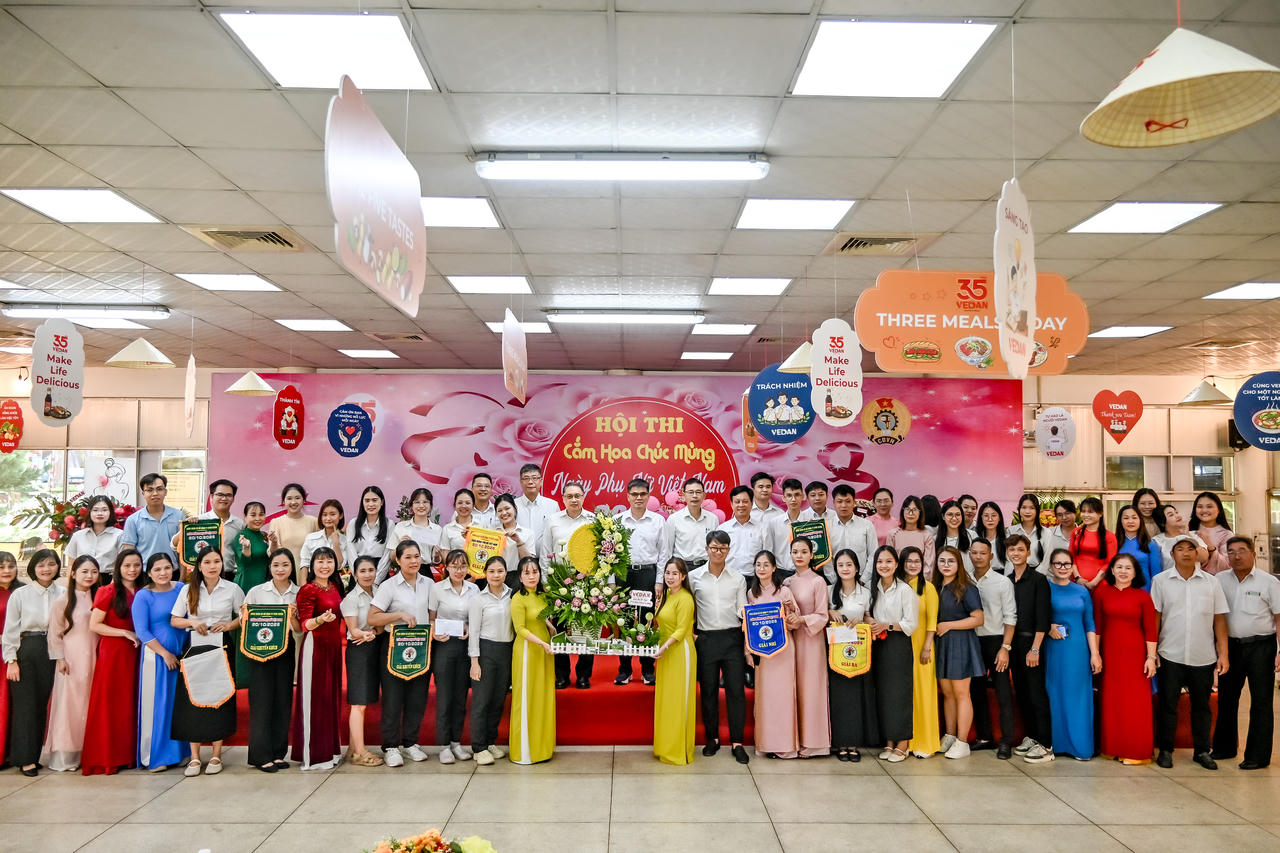 Vedan Việt Nam tổ chức hội thi cắm hoa Kỷ niệm Ngày phụ nữ Việt Nam 20/10
