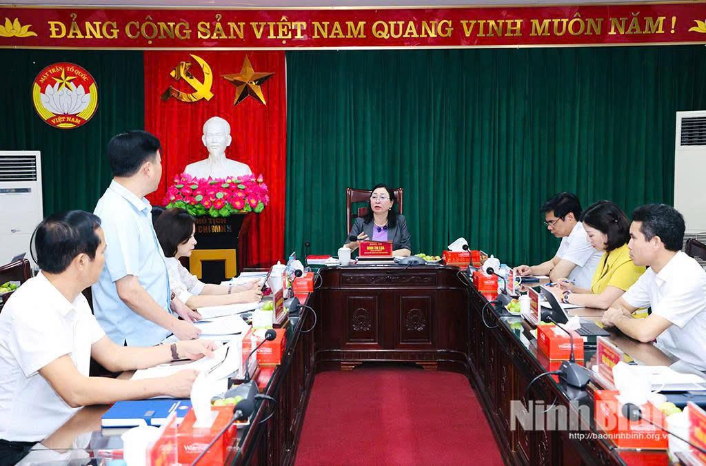 Đại biểu phát biểu tại hội nghị.Ảnh: Báo Ninh Bình