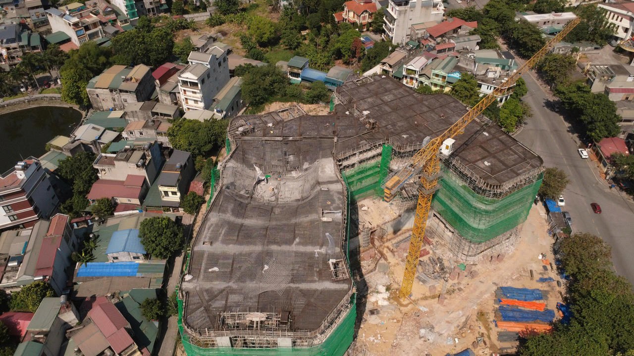 Sập giàn giáo tại dự án Rạp Tháng 8 ở Tuyên Quang, 1 người tử vong 
