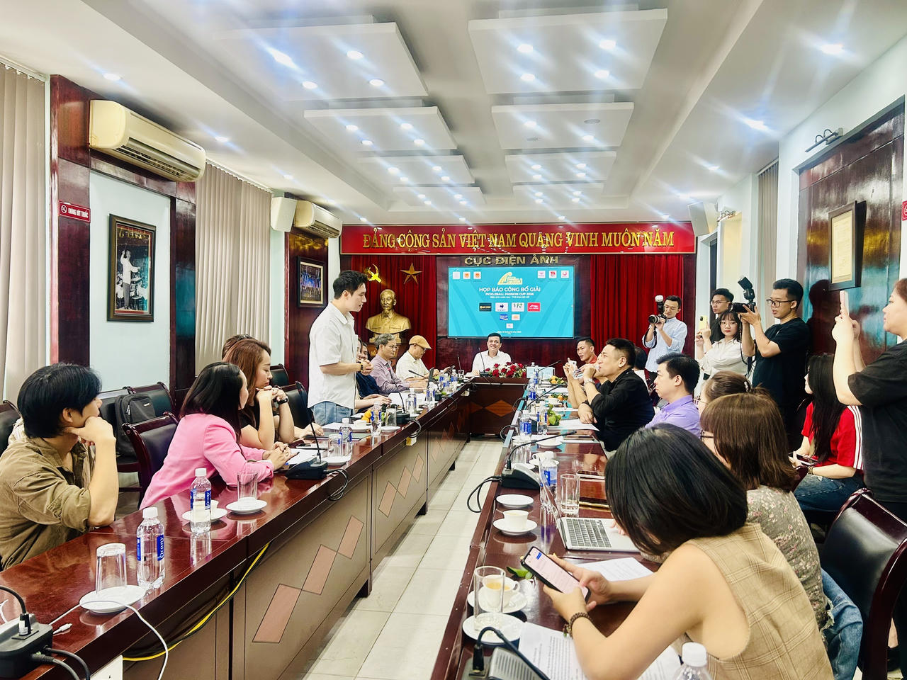 Giải đấu có chủ đề “Điện ảnh vươn cao - Thể thao kết nối” (Ảnh: Thùy Dương).