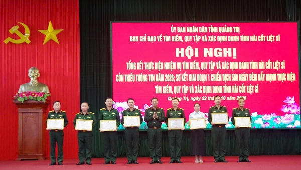 Chiến dịch 500 ngày đêm: Quảng Trị tìm kiếm, quy tập 221 hài cốt liệt sĩ