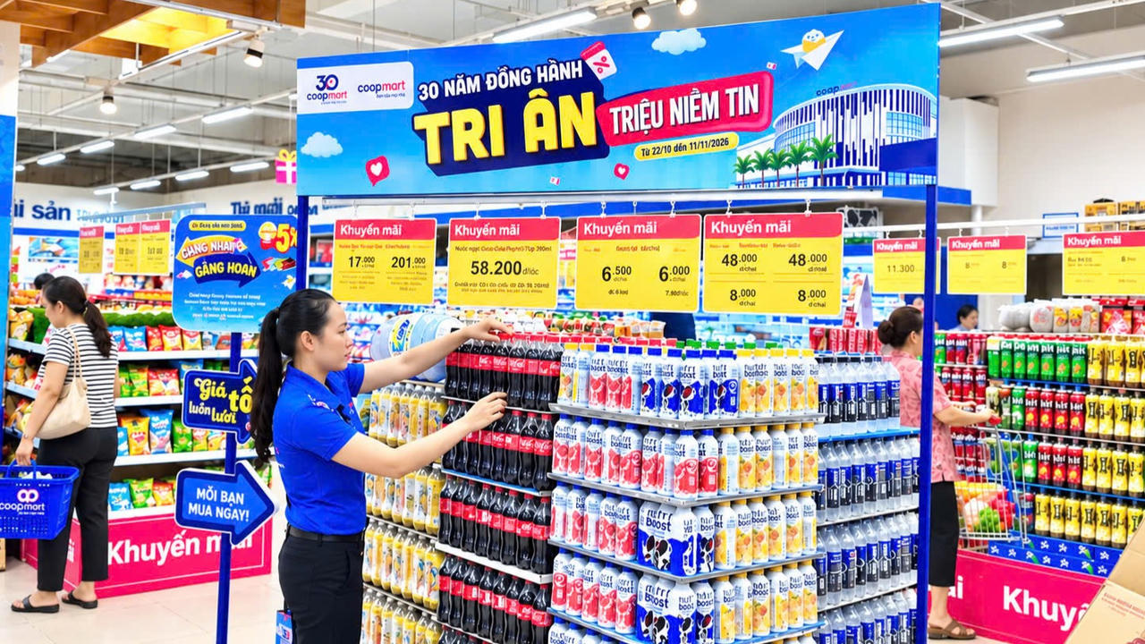 Saigon Co.op bùng nổ đại tiệc sale cuối năm