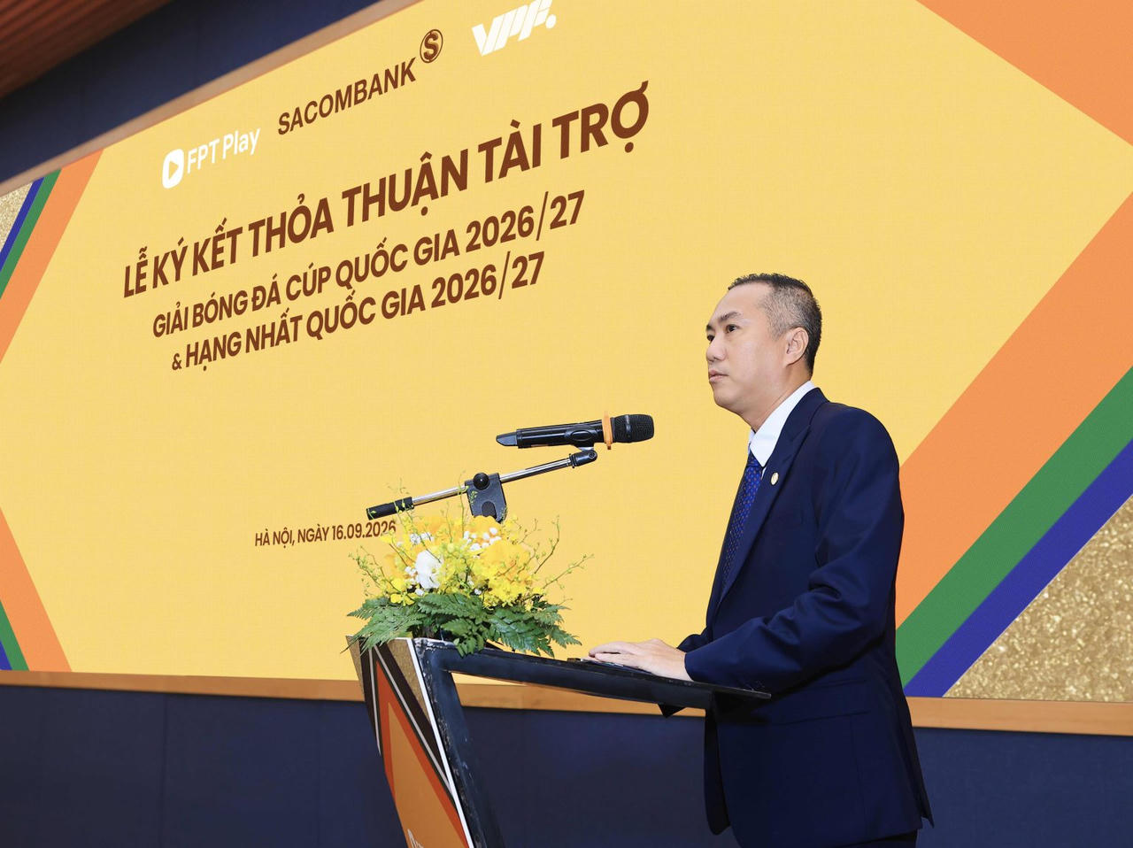 Ông Nguyễn Xuân Vũ, Phó chủ tịch VFF (Ảnh VPF)