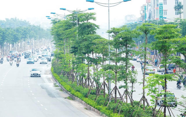 Bước chuyển trong phát triển hạ tầng xanh Hà Nội
