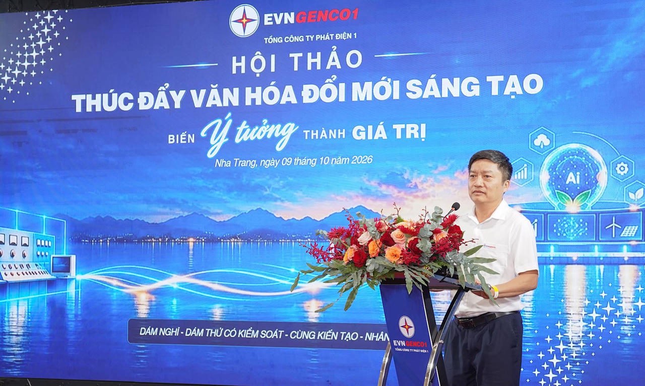 EVNGENCO1 thúc đẩy văn hóa đổi mới sáng tạo, biến ý tưởng thành giá trị