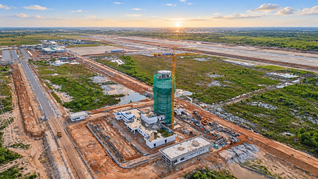 Một góc sân bay Quảng Trị đang được T&T Group đầu tư. Ảnh: Phùng Anh Chiến