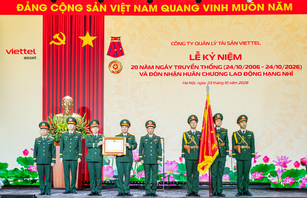 Đây là phần thưởng cao quý của Nhà nước ghi nhận những đóng góp xuất sắc của Viettel Asset trong suốt hai thập kỷ kiến tạo nền tảng hạ tầng cho sự phát triển của Viettel và hạ tầng số quốc gia