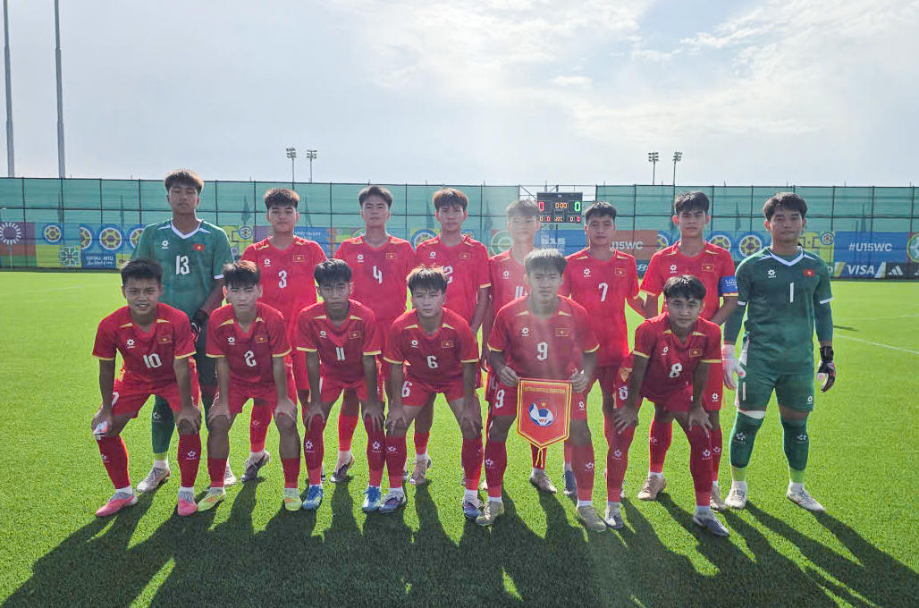 U15 Việt Nam có trận đấu hay  trước U15 Iran 