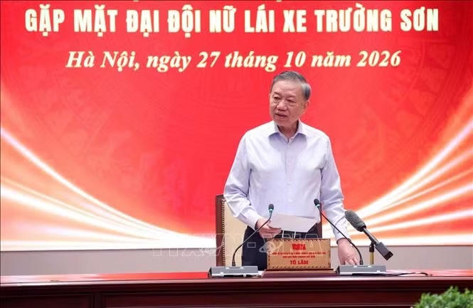 Tổng Bí thư, Chủ tịch nước Tô Lâm phát biểu. Ảnh: Văn Điệp/TTXVN