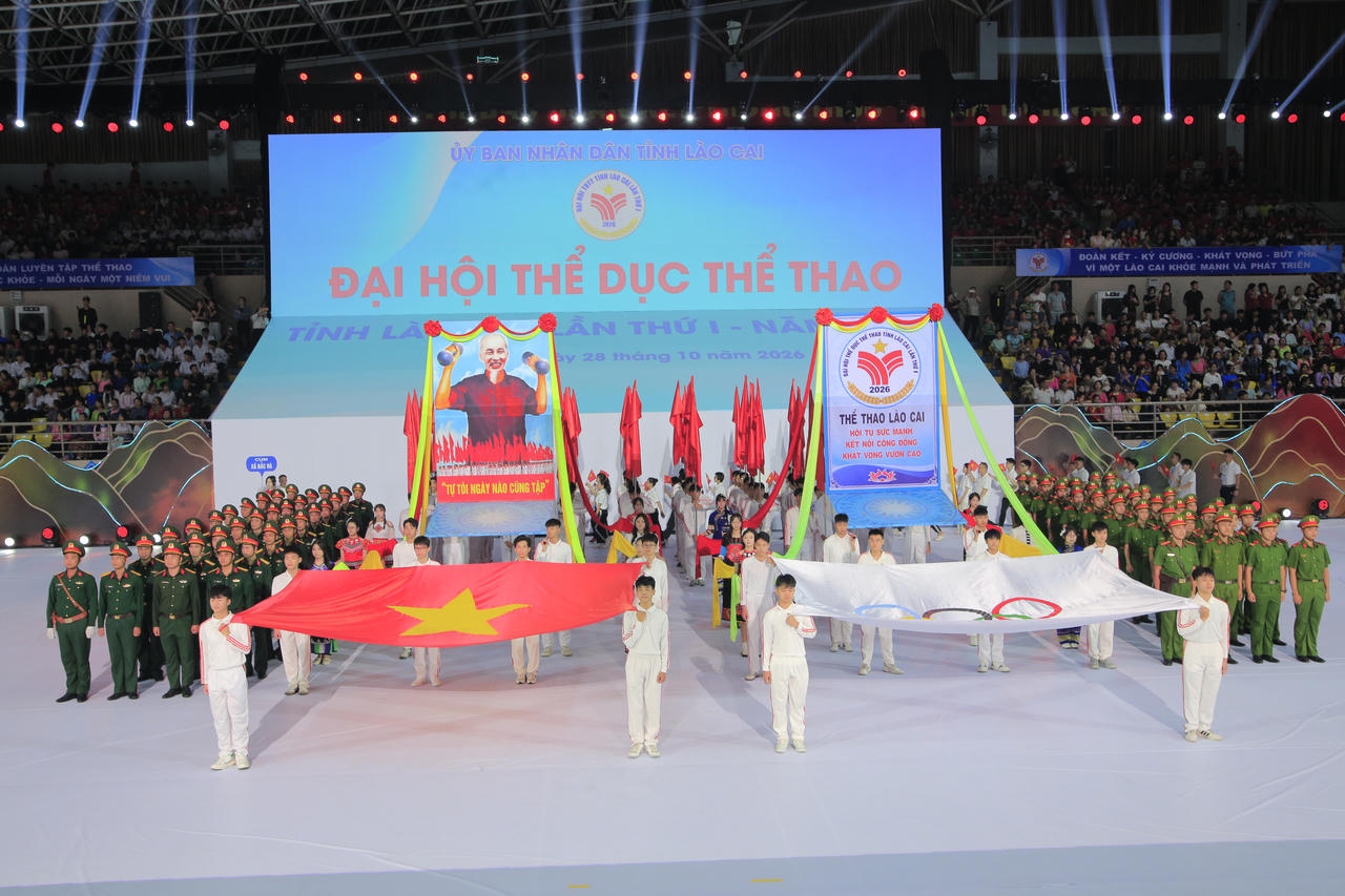 Khai mạc Đại hội Thể dục thể thao tỉnh Lào Cai lần thứ I năm 2026