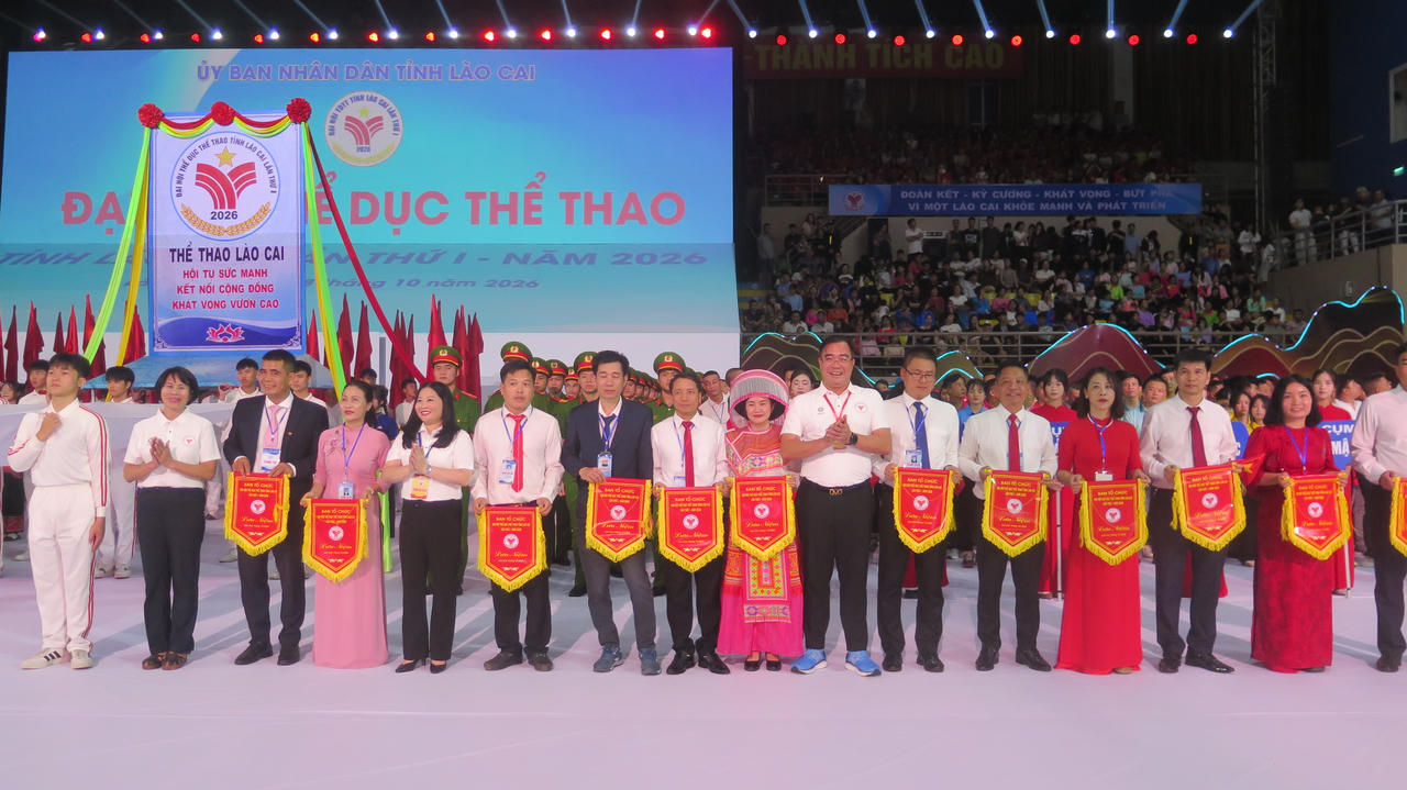 Khai mạc Đại hội Thể dục thể thao tỉnh Lào Cai lần thứ I năm 2026