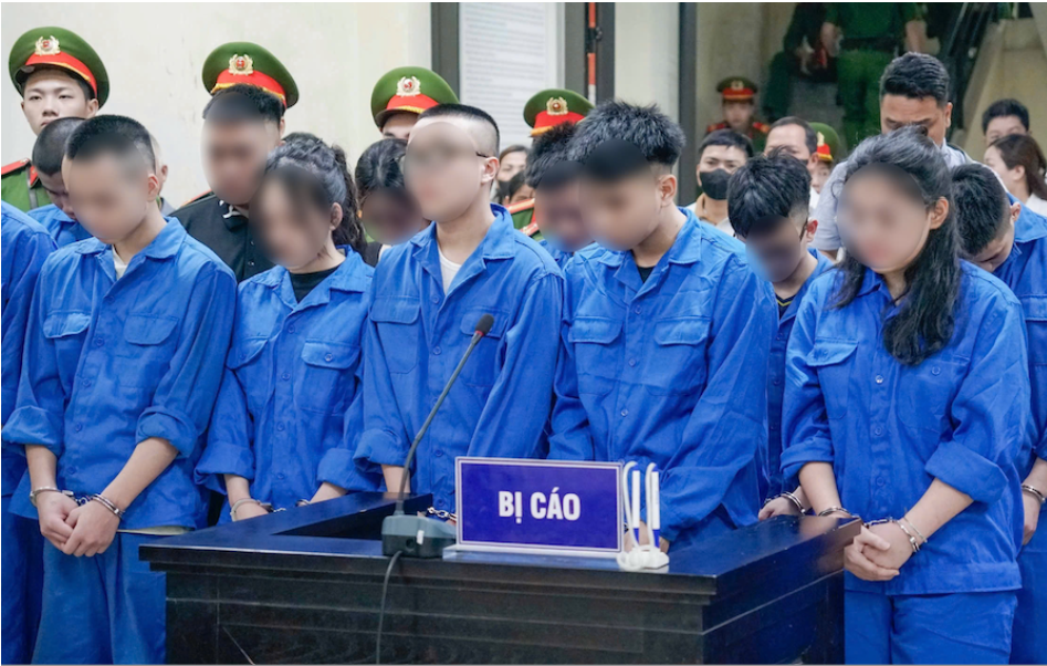Các bị cáo tại Tòa. Ảnh: Vietnamnet