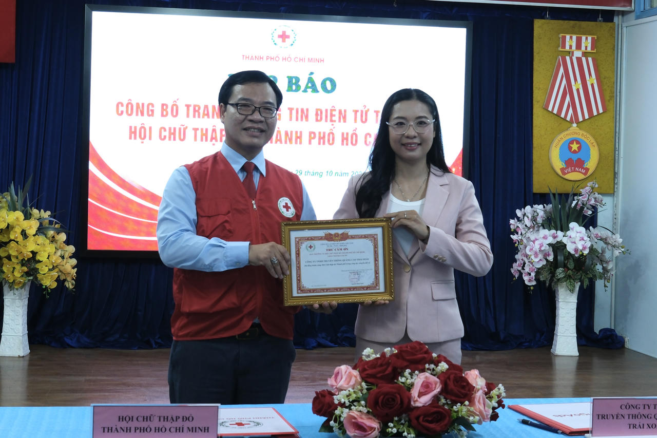 Hội Chữ thập đỏ TP Hồ Chí Minh ra mắt Trang thông tin điện tử tổng hợp