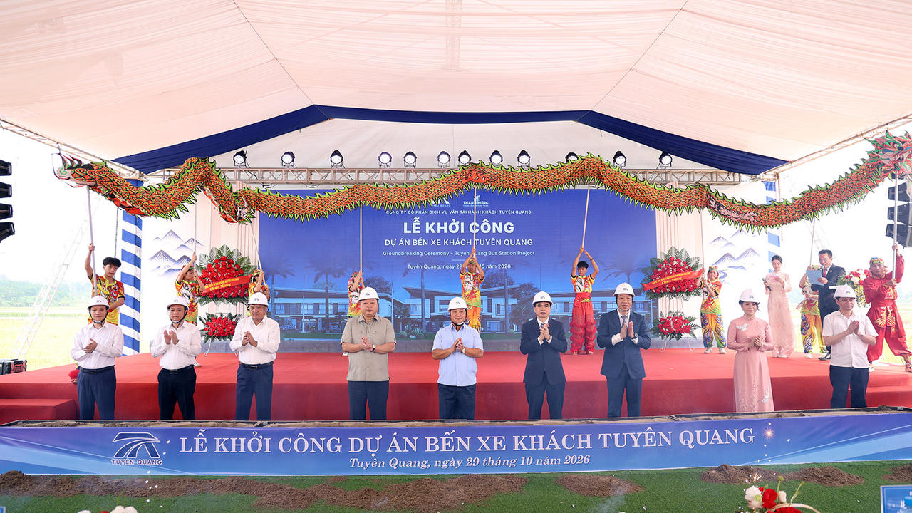 Tuyên Quang khởi công bến xe khách hơn 265 tỷ đồng

