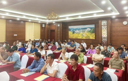 Các lớp tập huấn cho người uy tín do Sở Dân tộc và Tôn giáo tỉnh Lạng Sơn tổ chức. Ảnh: Sở Dân tộc và Tôn giáo