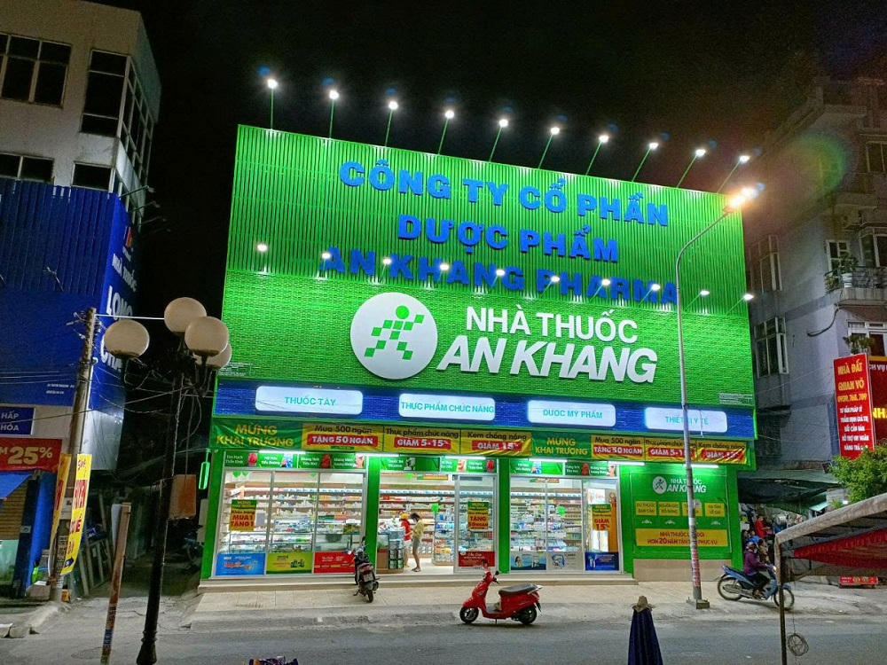 An Khang sở hữu hệ thống nhà thuốc đạt chuẩn GPP và mạng lưới rộng khắp