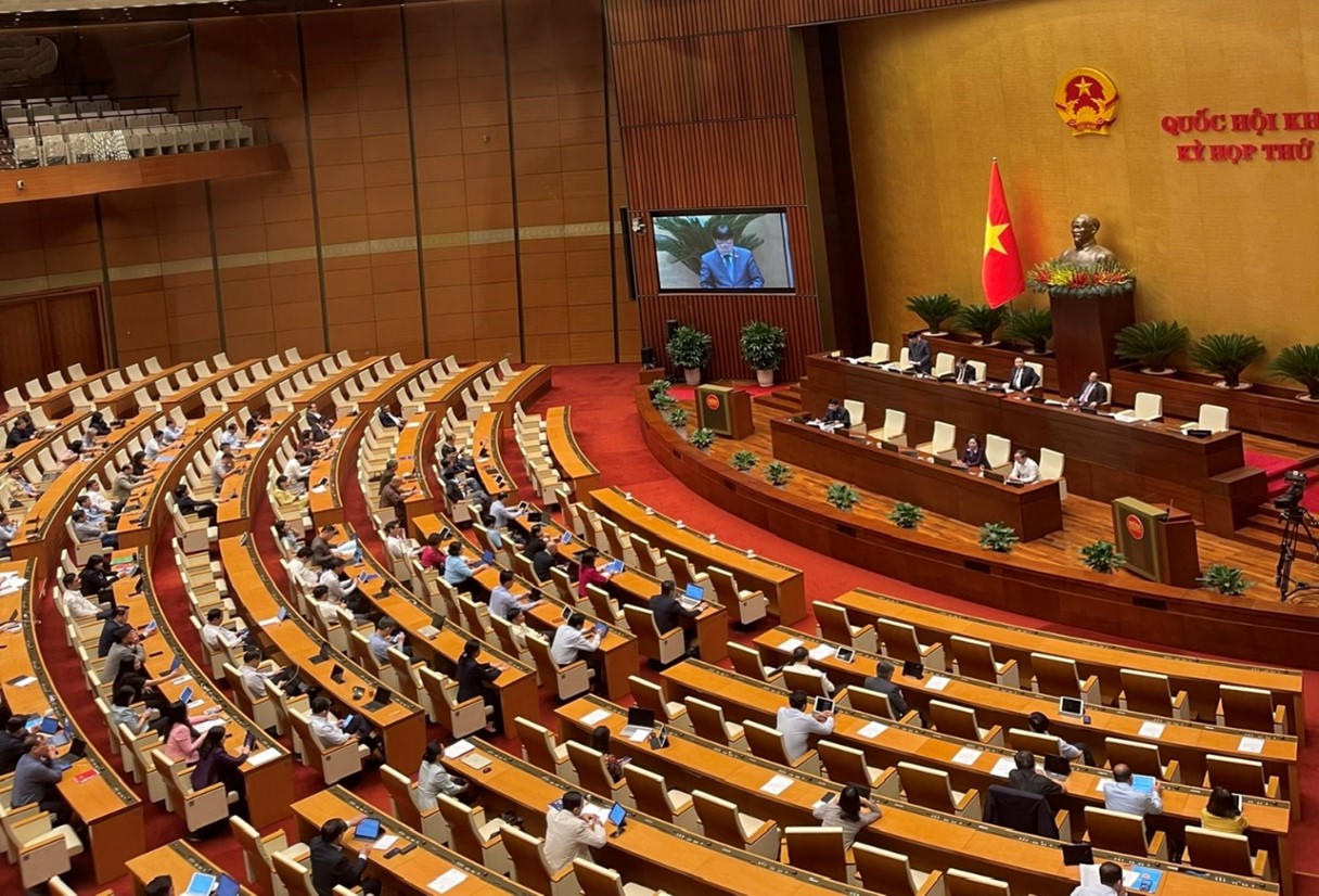 Ảnh minh họa Kỳ họp thứ 10 Quốc hội khóa XV. 