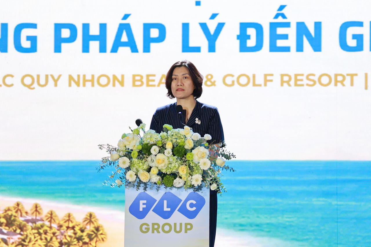 Bà Nguyễn Thị Hồng Nga phát biểu tại hội thảo. (Ảnh: BTC)