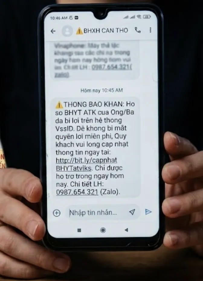 Cảnh giác chiêu lừa giả danh cán bộ hỗ trợ hoàn trả tiền bảo hiểm y tế. (Ảnh minh họa - CACC).