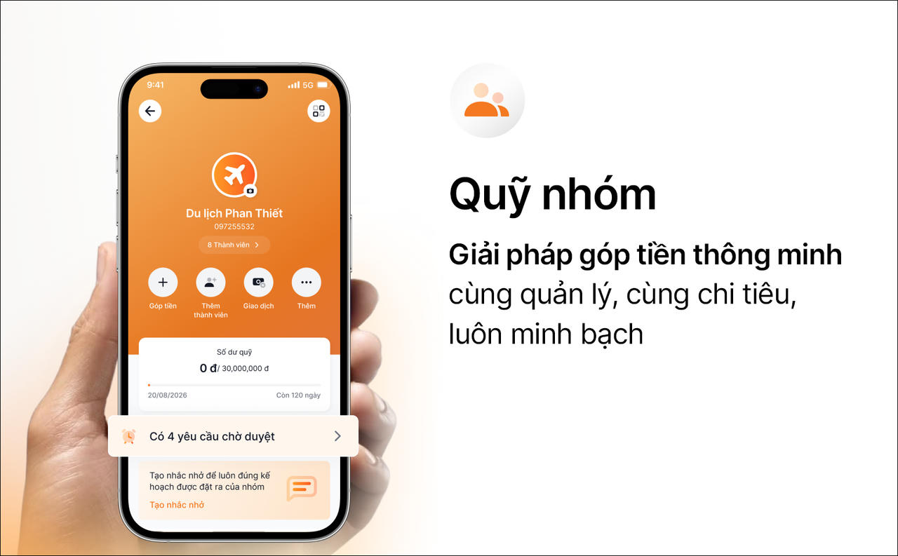 MyVIB thêm phương án chia quỹ, thanh toán trực tuyến và chia sẻ đặc quyền sân bay