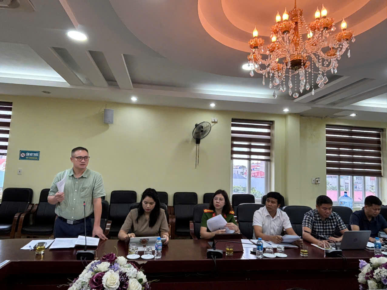 Phó Giám đốc Sở tư pháp Hưng Yên, Trần Thế Tiệm. (Ảnh Đông Bắc)