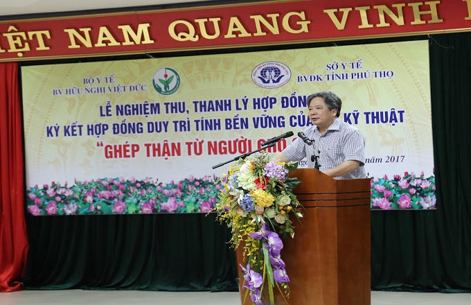 Bệnh viện Đa khoa Phú Thọ: Duy trì tính bền vững của gói kĩ thuật từ người cho sống