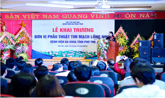 Bệnh viện đa khoa Phú Thọ : Khai trương Đơn vị phẫu thuật Tim mạch – Lồng ngực