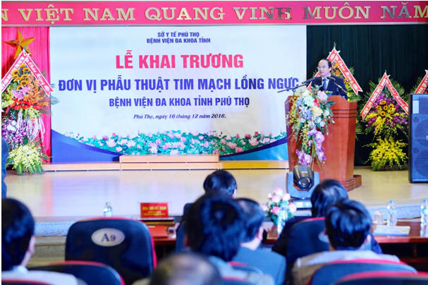 Bệnh viện đa khoa Phú Thọ : Khai trương Đơn vị phẫu thuật Tim mạch – Lồng ngực