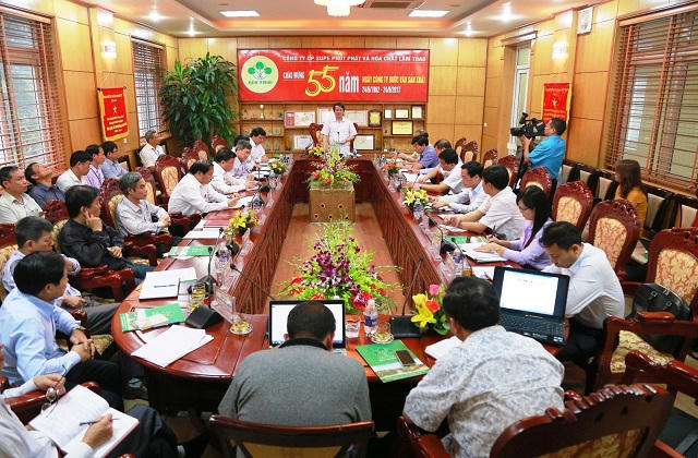 Đồng chí Bí thư tỉnh ủy Hoàng Dân Mạc thăm và làm việc tại Công ty CP Supe PP&HC Lâm Thao
