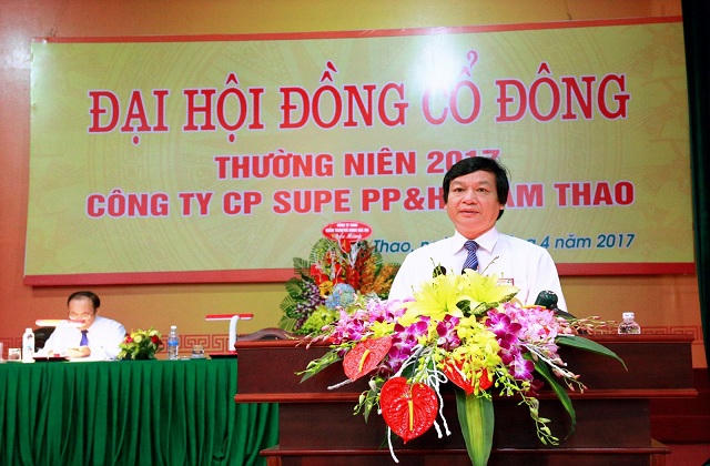 Đại hội đồng cổ đông năm 2017 Công ty CP Supe Phốt phát và Hóa chất Lâm Thao