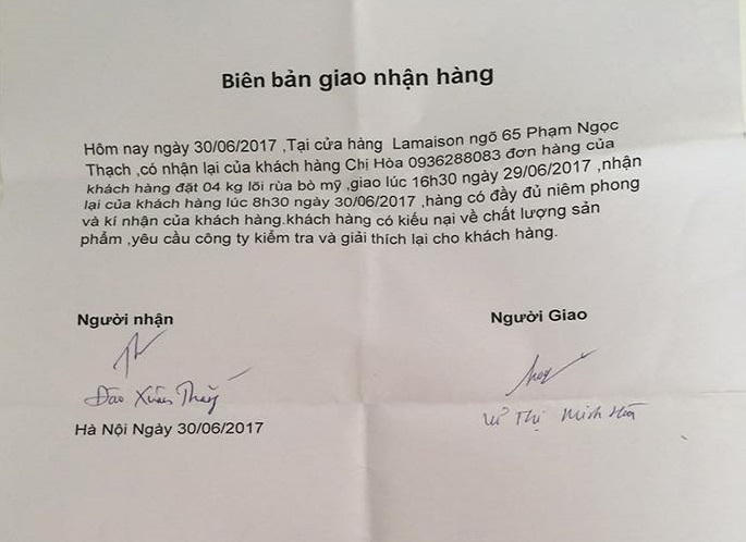 LA MAISON bán thịt mốc xanh cho người tiêu dùng ?