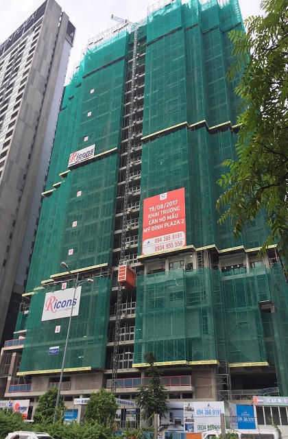 Mỹ Đình Plaza 2 “ghi điểm” nhờ tiến độ xây dựng vượt trội
