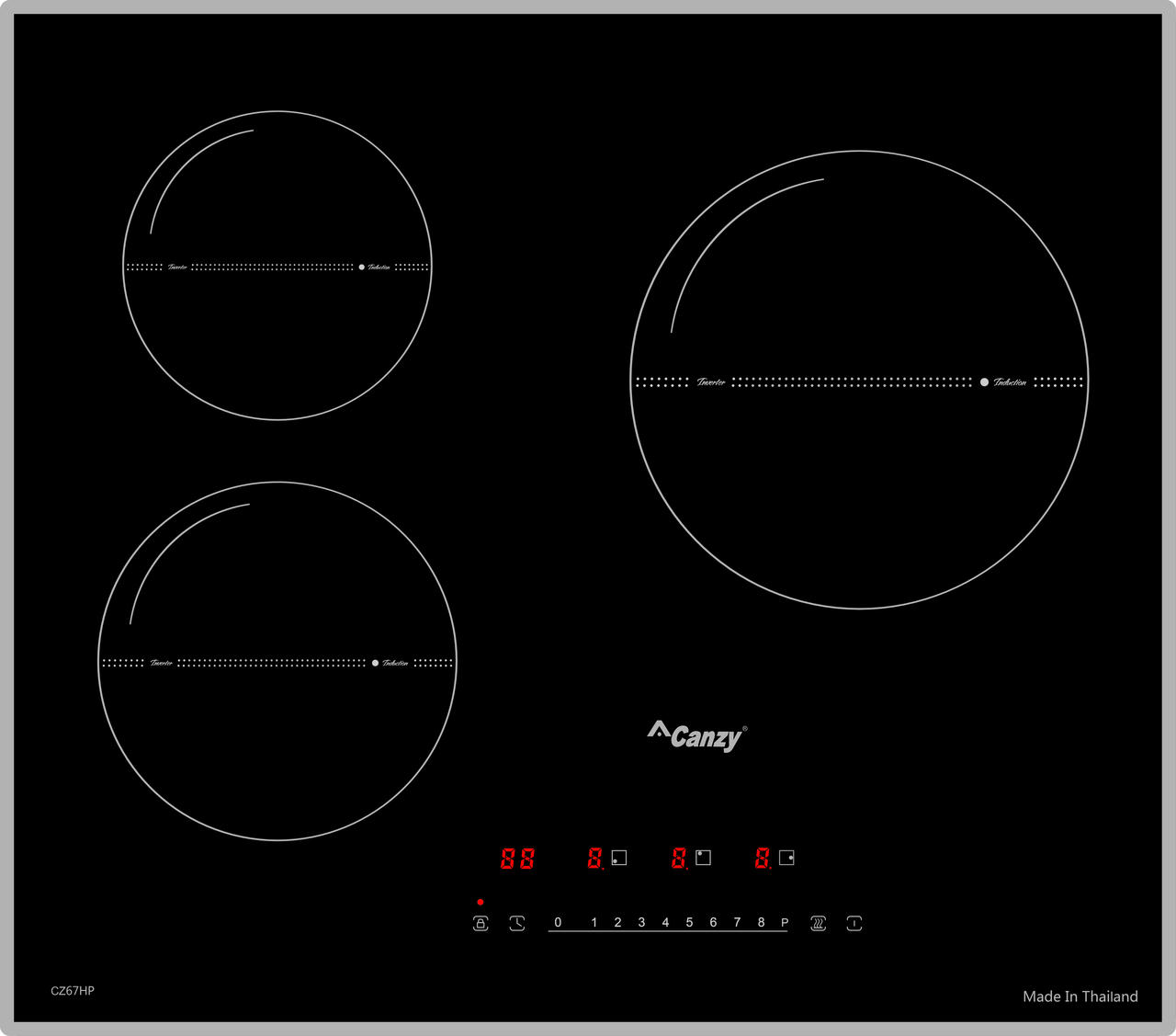 Giới thiệu bếp điện từ CZ 67HP, CZ 67GHP – Vươn tới đỉnh cao của công nghệ.