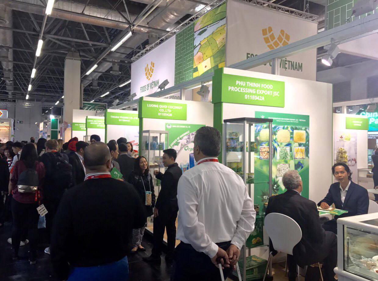 Nhiều sản phẩm của Việt Nam được đưa ra hội chợ Anuga - Đức 2017