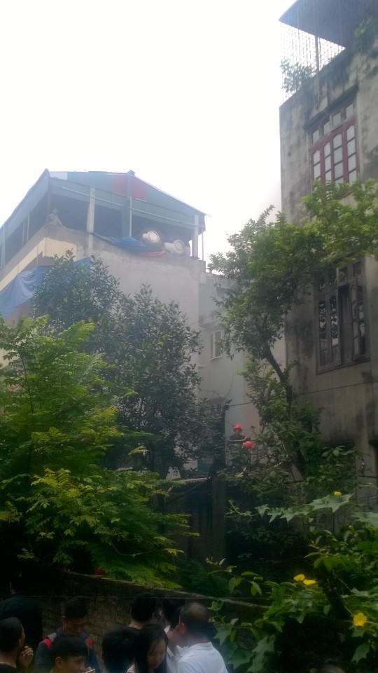 Cháy tại nhà trọ sinh viên ở Cổ Nhuế, Hà Nội