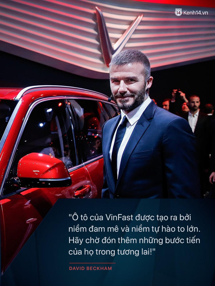 David Beckham hết lòng ca ngợi xe hơi VinFast trên Instagram cá nhân