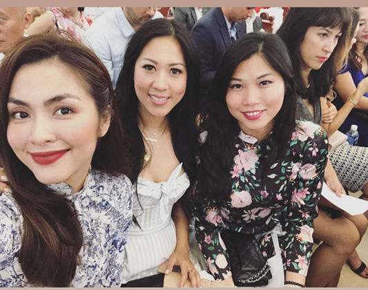 Mặc áo dài đi ăn cưới bạn thân, Tăng Thanh Hà thu hút mọi ánh nhìn