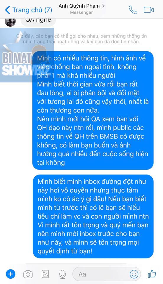Ai là người thứ 3 xen vào chuyện tình Phạm Quỳnh Anh - Quang Huy?