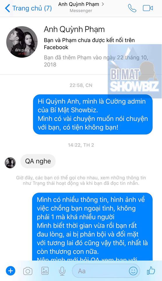 Ai là người thứ 3 xen vào chuyện tình Phạm Quỳnh Anh - Quang Huy?