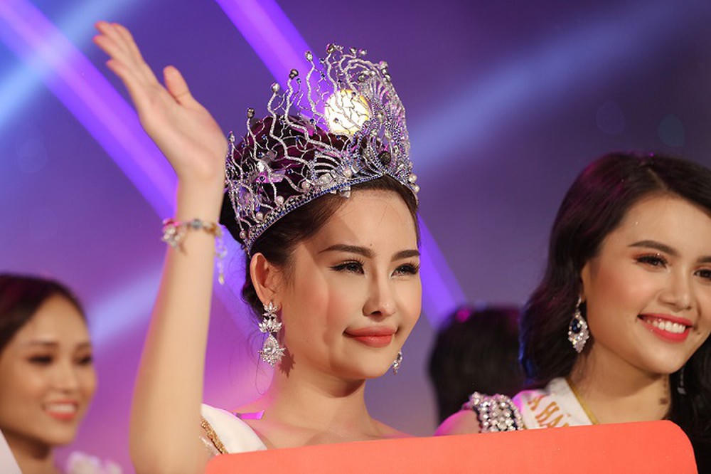 Hoa hậu Đại dương Ngân Anh gây tranh cãi khi nộp hồ sơ thi Miss Intercontinental 2018.