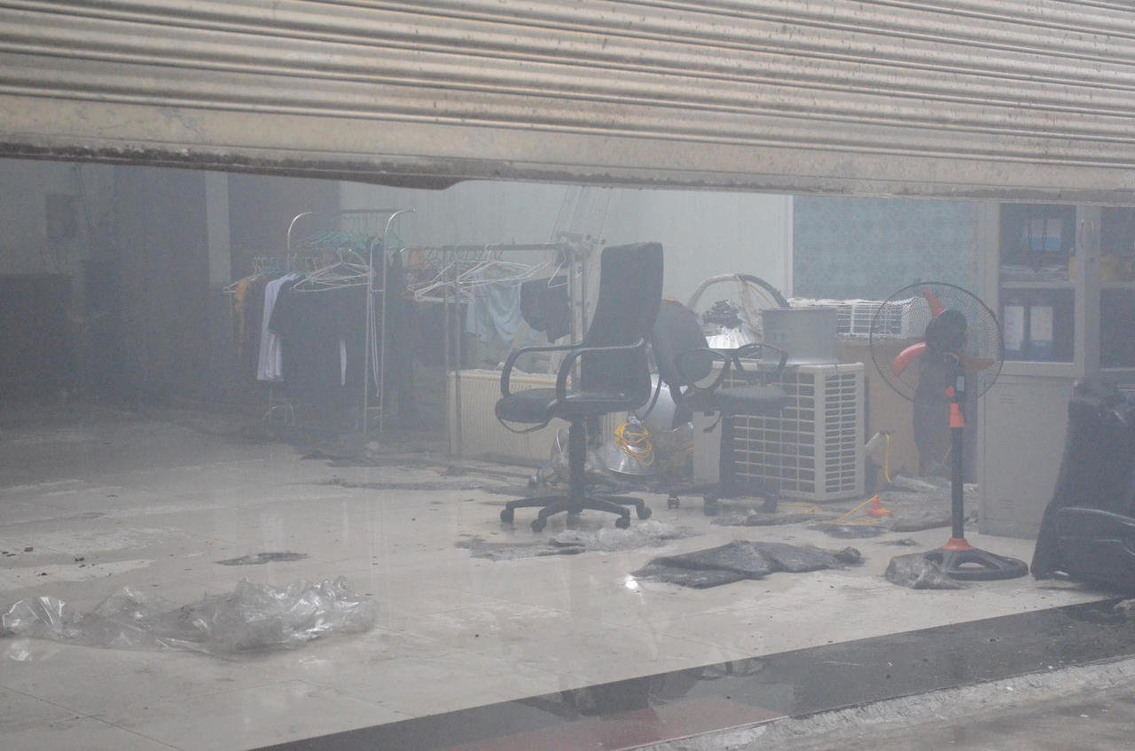 Cháy lớn gần trụ sở Liên đoàn bóng đá Việt Nam