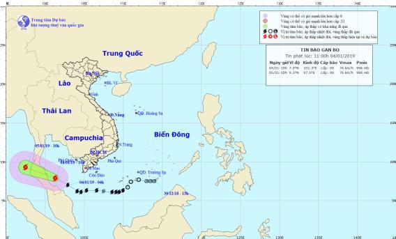 Ngập 'kỷ lục' tại Bạc Liêu, gió mạnh ở nhiều vùng biển do bão số 1