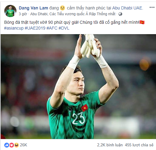 Thủ môn Văn Lâm 'lên tiếng' sau thất bại của ĐT Việt Nam trước Iraq