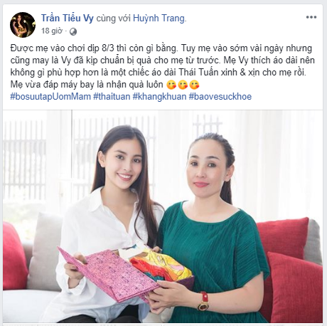 Quà đặc biệt 8/3 'sao' Việt dành tặng người phụ nữ của mình