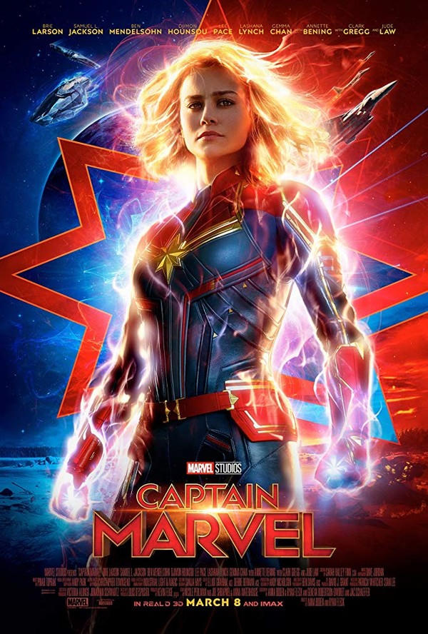 Vừa mới ra mắt ‘Captain Marvel’ đã đứng đầu phòng vé về doanh thu