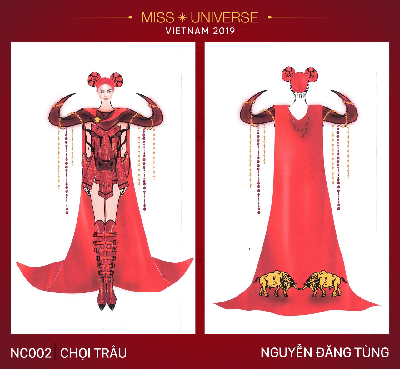 Ấn tượng trang phục thiết kế cho thí sinh Miss Universe 2019